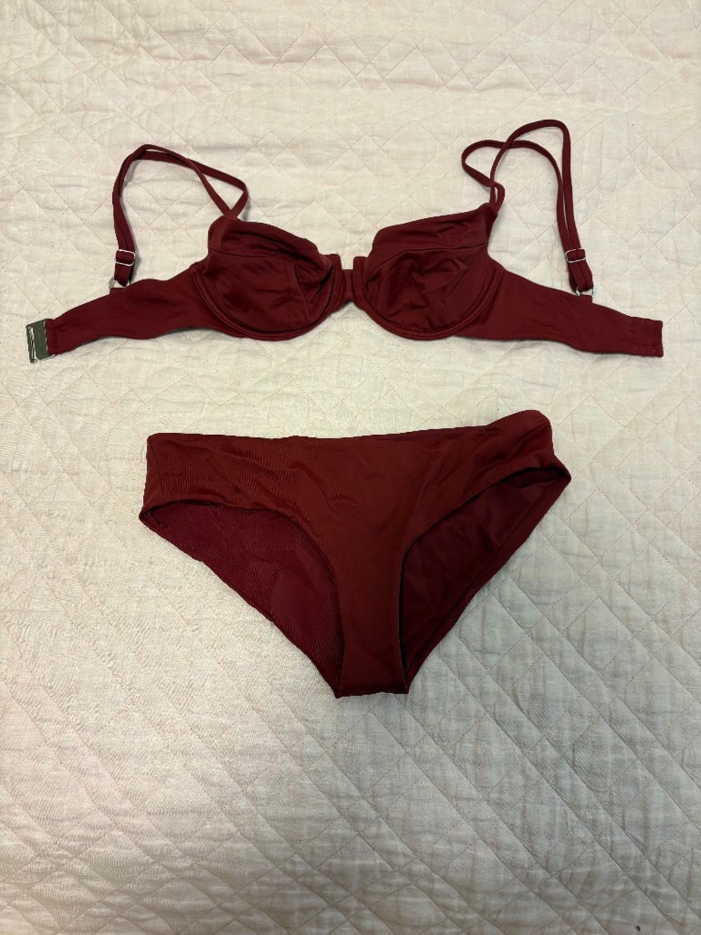 Form and Fold Red Bikini